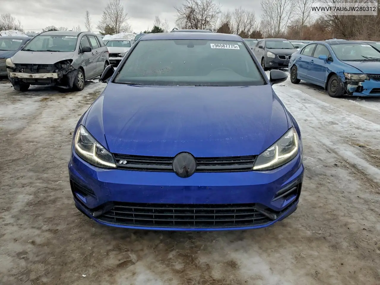 WVWVF7AU6JW280312 2018 Volkswagen Golf R