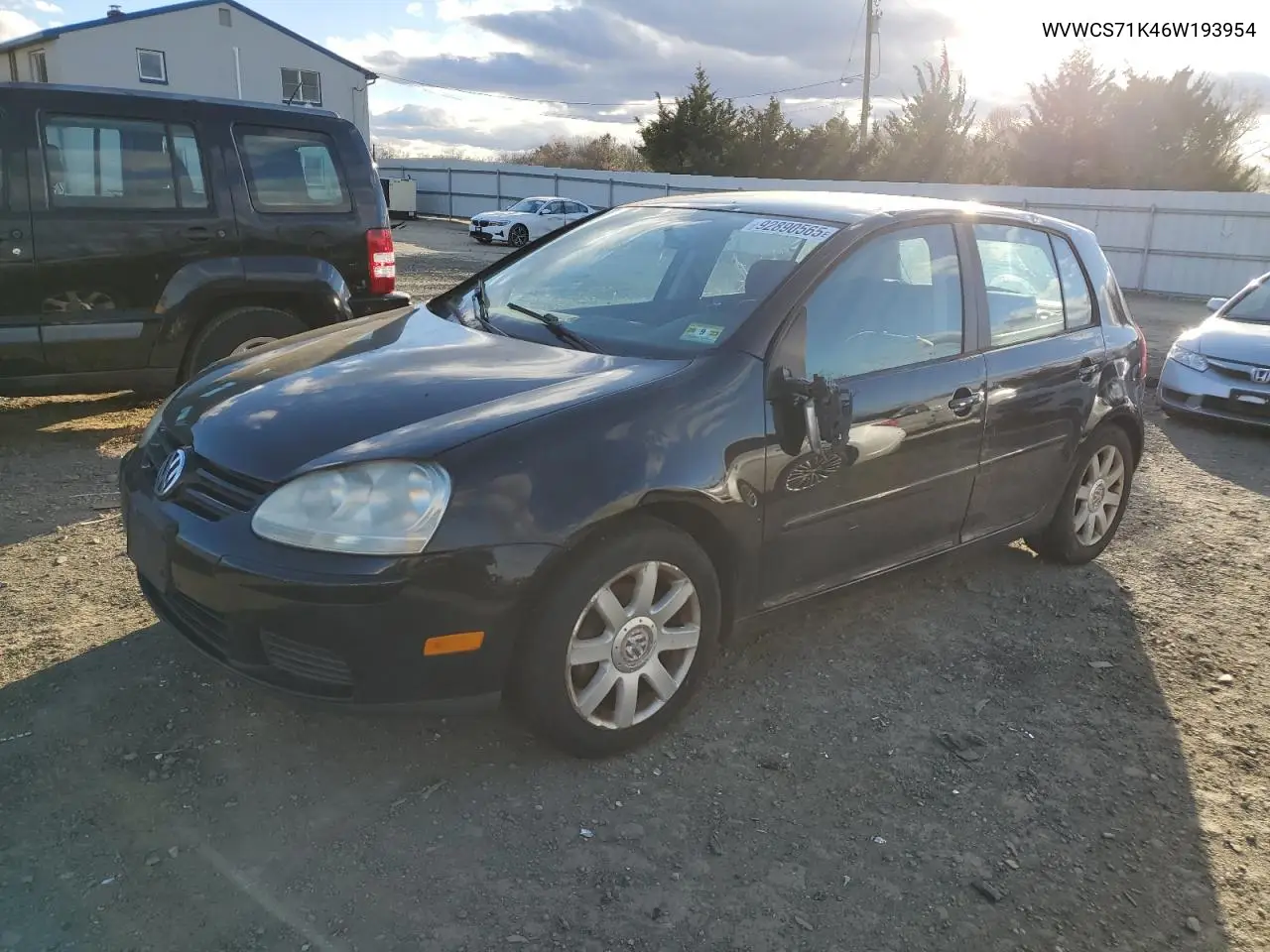 WVWCS71K46W193954 2006 Volkswagen Rabbit