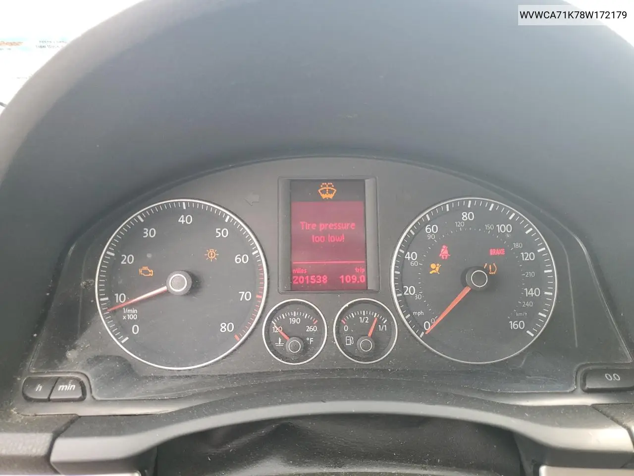 WVWCA71K78W172179 2008 Volkswagen Rabbit