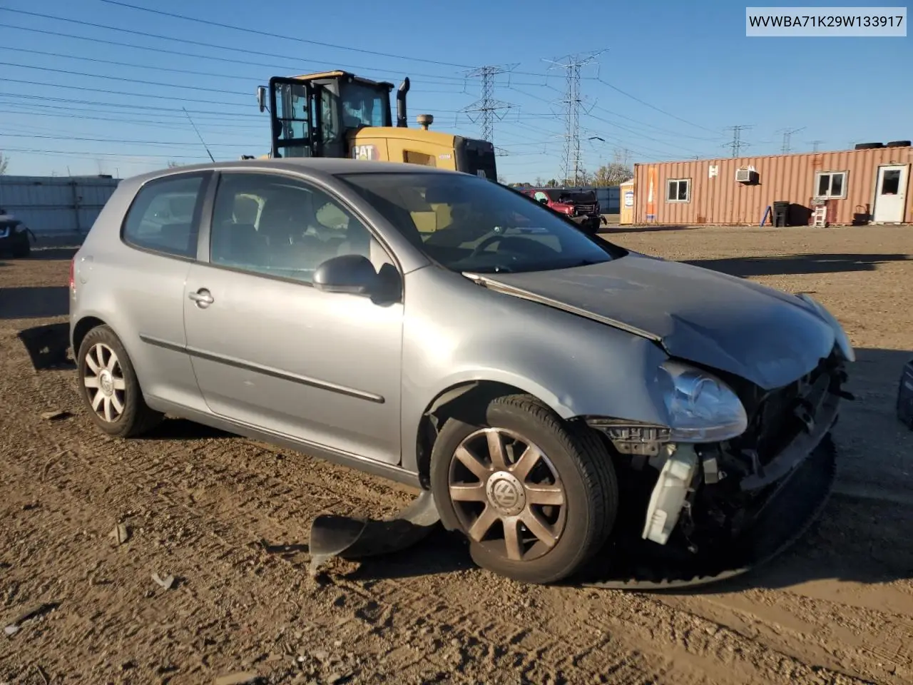 WVWBA71K29W133917 2009 Volkswagen Rabbit