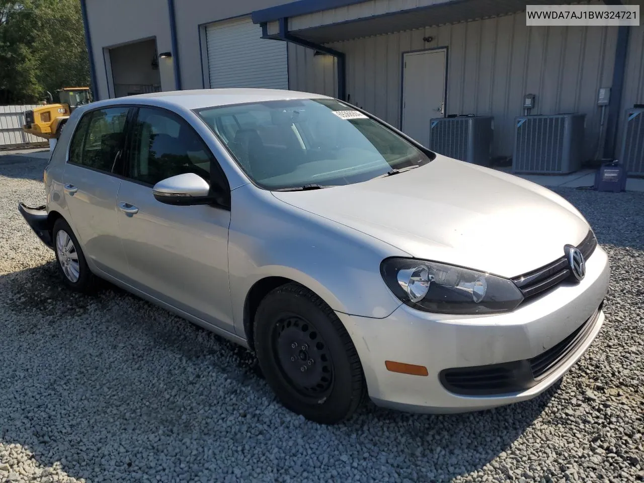 2011 Volkswagen Golf VIN: WVWDA7AJ1BW324721 Lot: 69368904