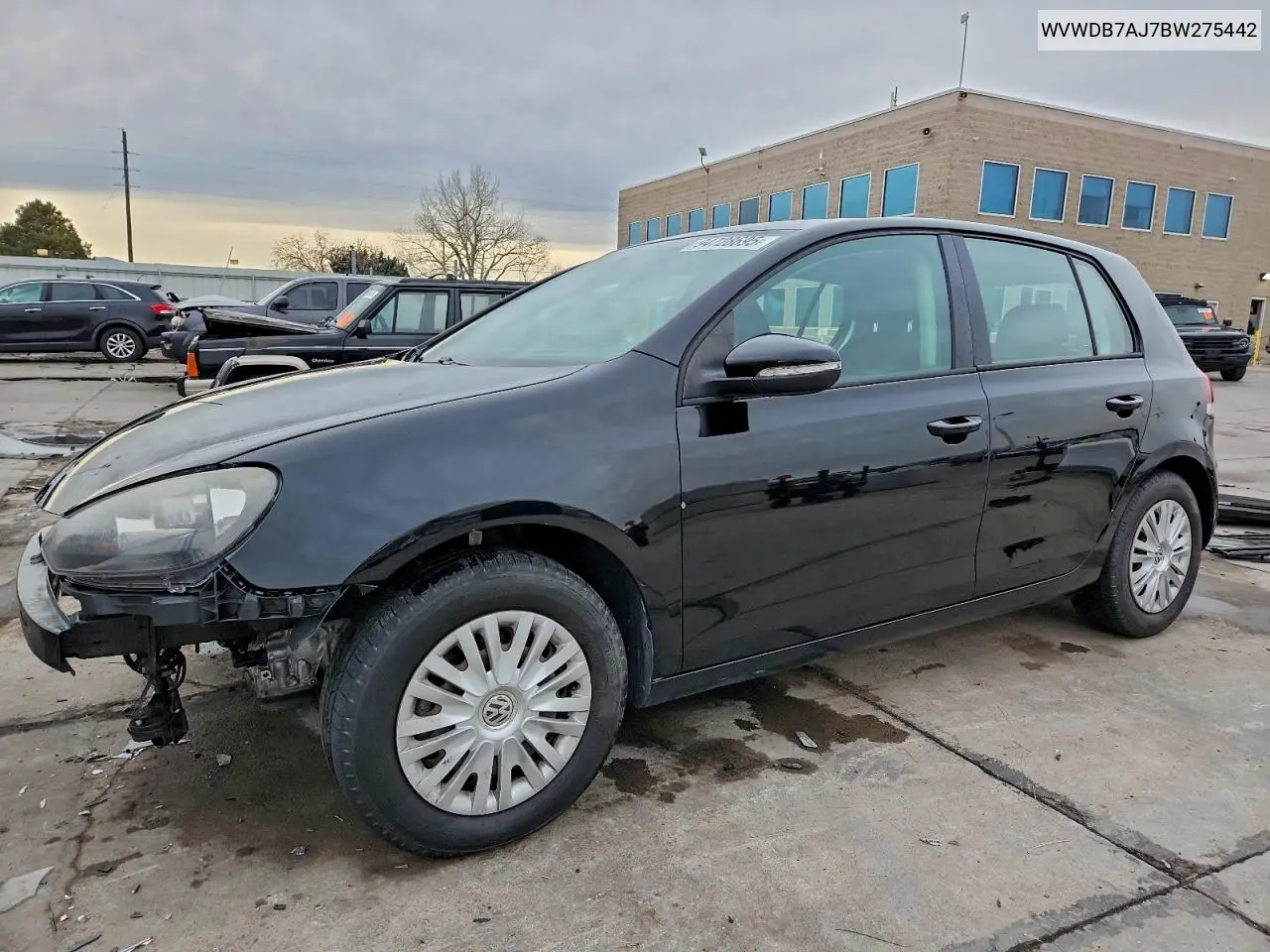 WVWDB7AJ7BW275442 2011 Volkswagen Golf