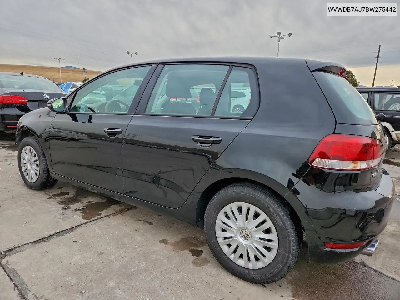 WVWDB7AJ7BW275442 2011 Volkswagen Golf