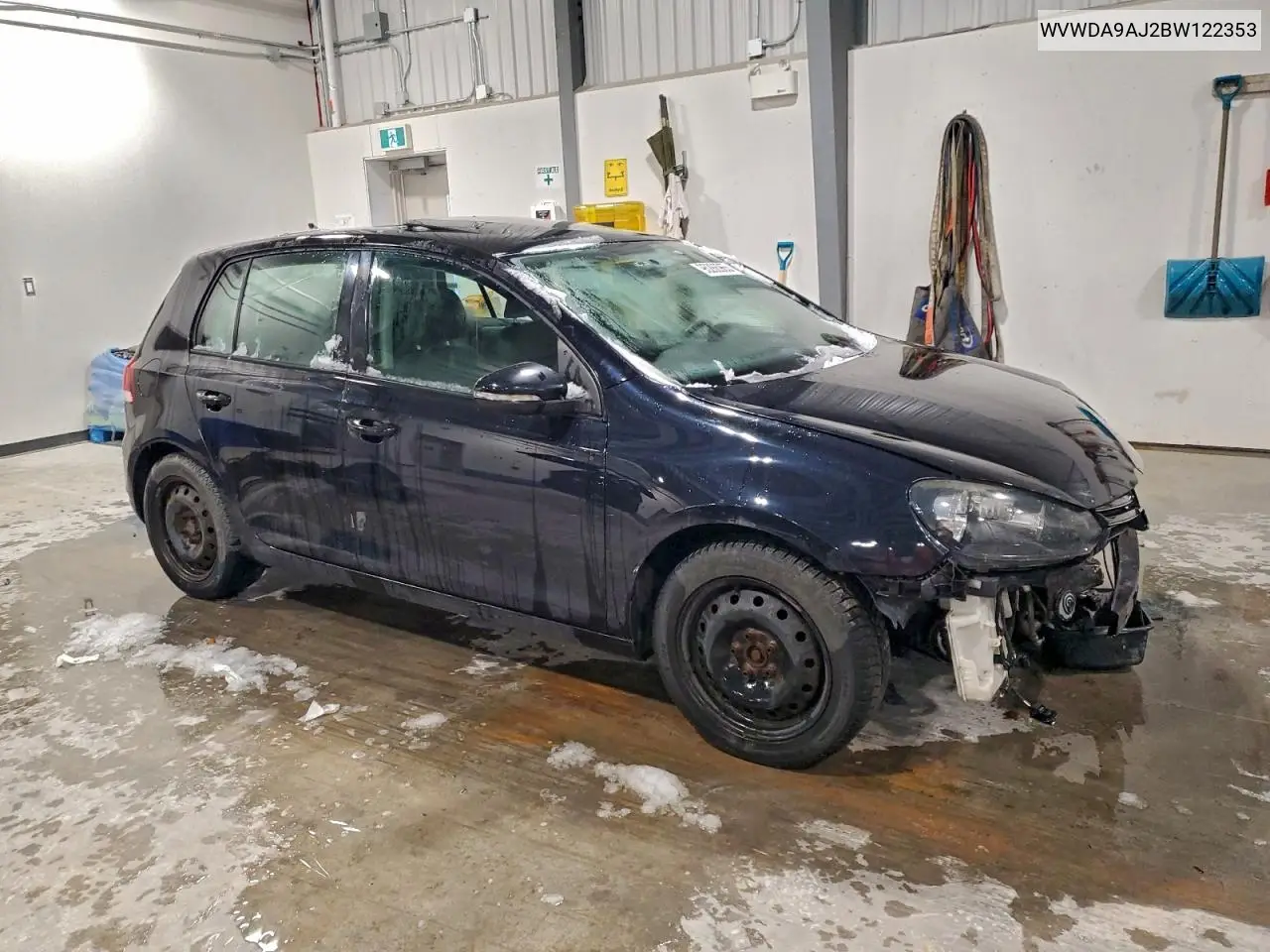 WVWDA9AJ2BW122353 2011 Volkswagen Golf