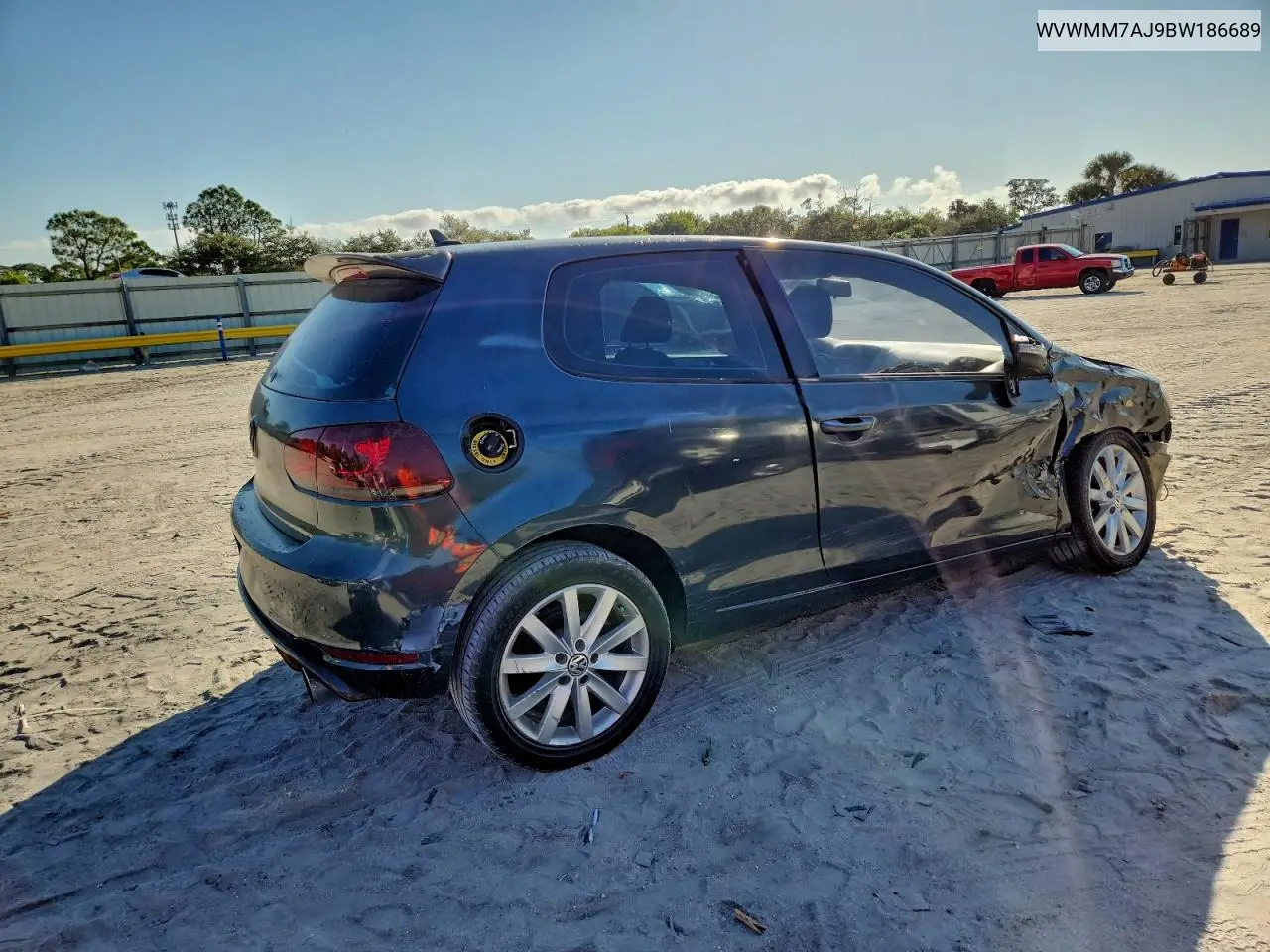 WVWMM7AJ9BW186689 2011 Volkswagen Golf
