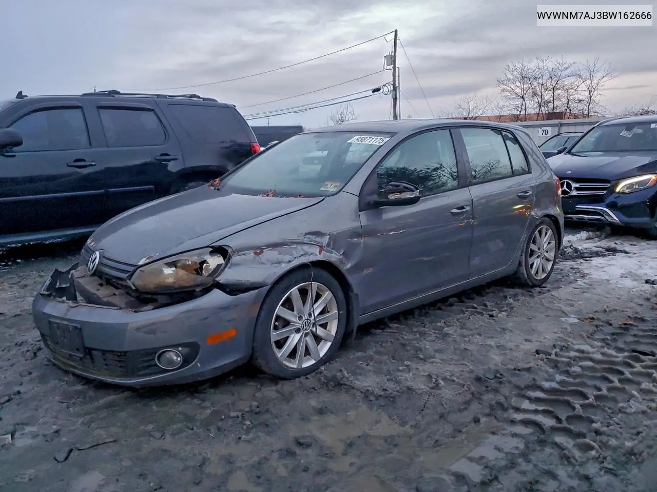 WVWNM7AJ3BW162666 2011 Volkswagen Golf