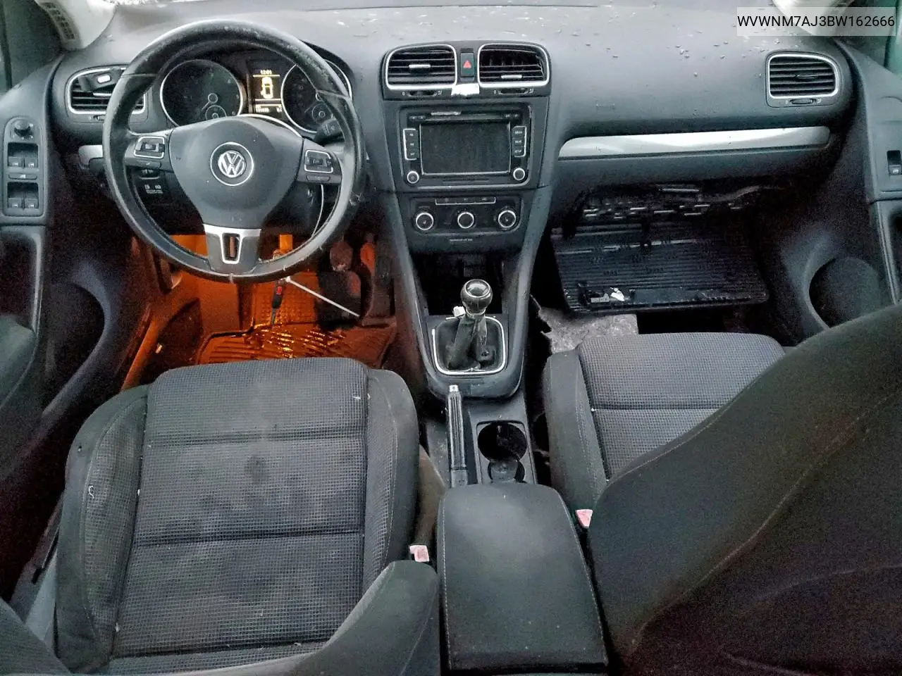 WVWNM7AJ3BW162666 2011 Volkswagen Golf