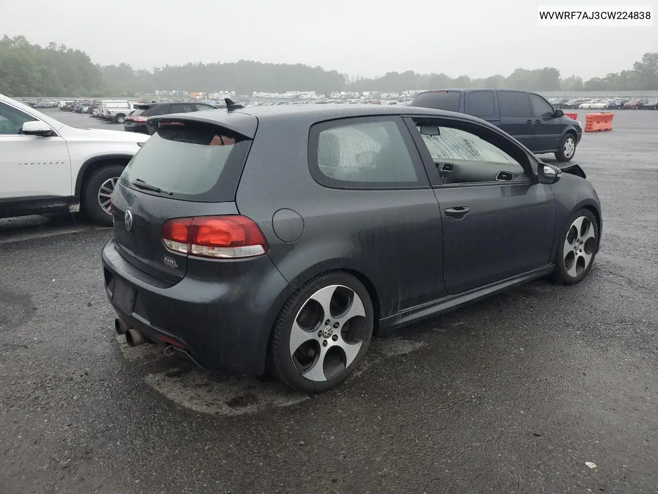 WVWRF7AJ3CW224838 2012 Volkswagen Golf R
