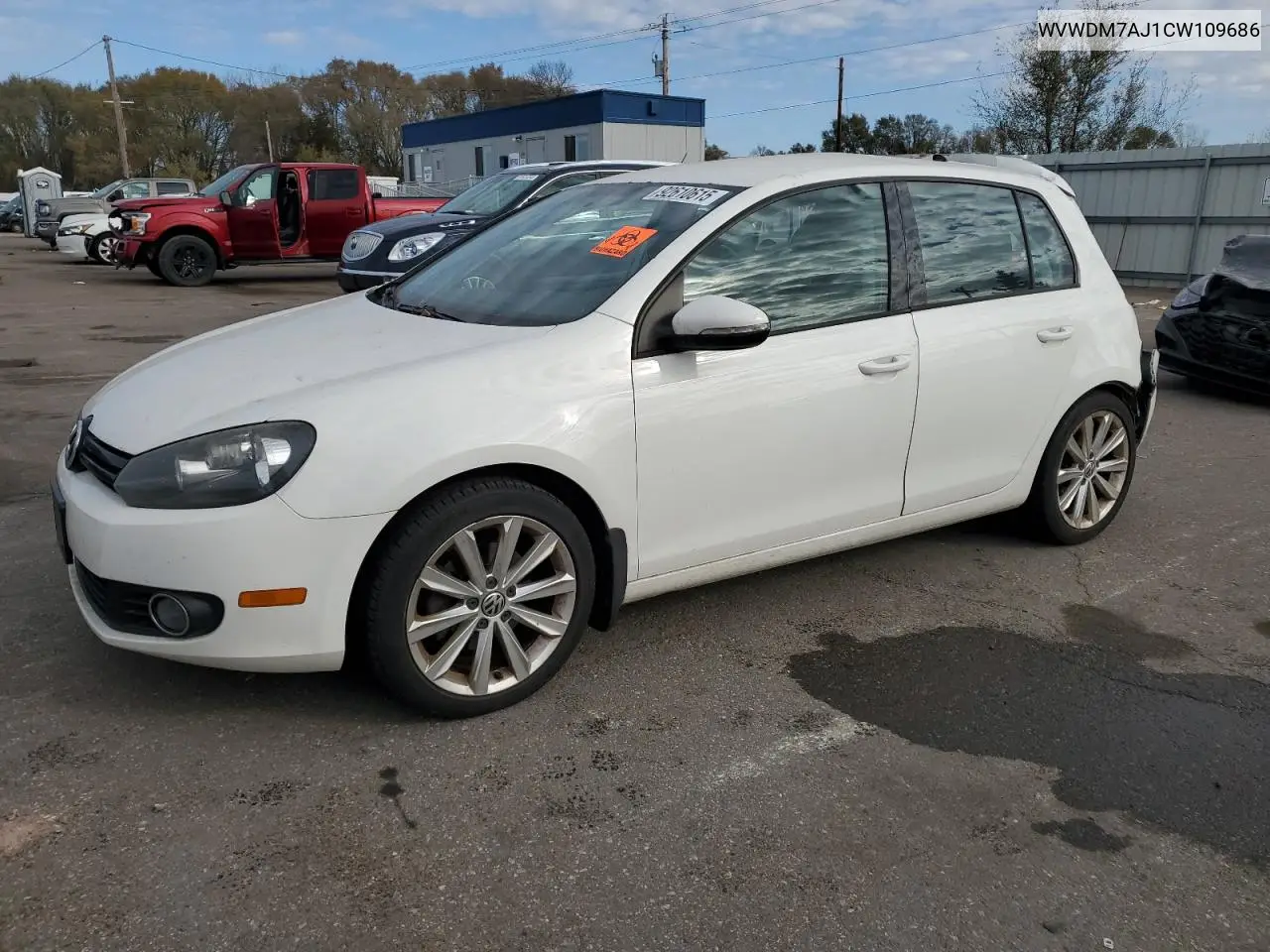 WVWDM7AJ1CW109686 2012 Volkswagen Golf