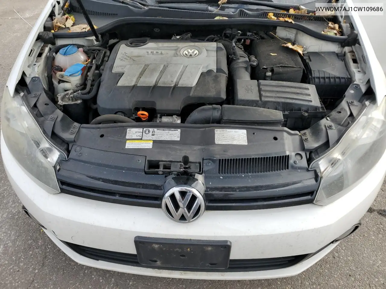 WVWDM7AJ1CW109686 2012 Volkswagen Golf