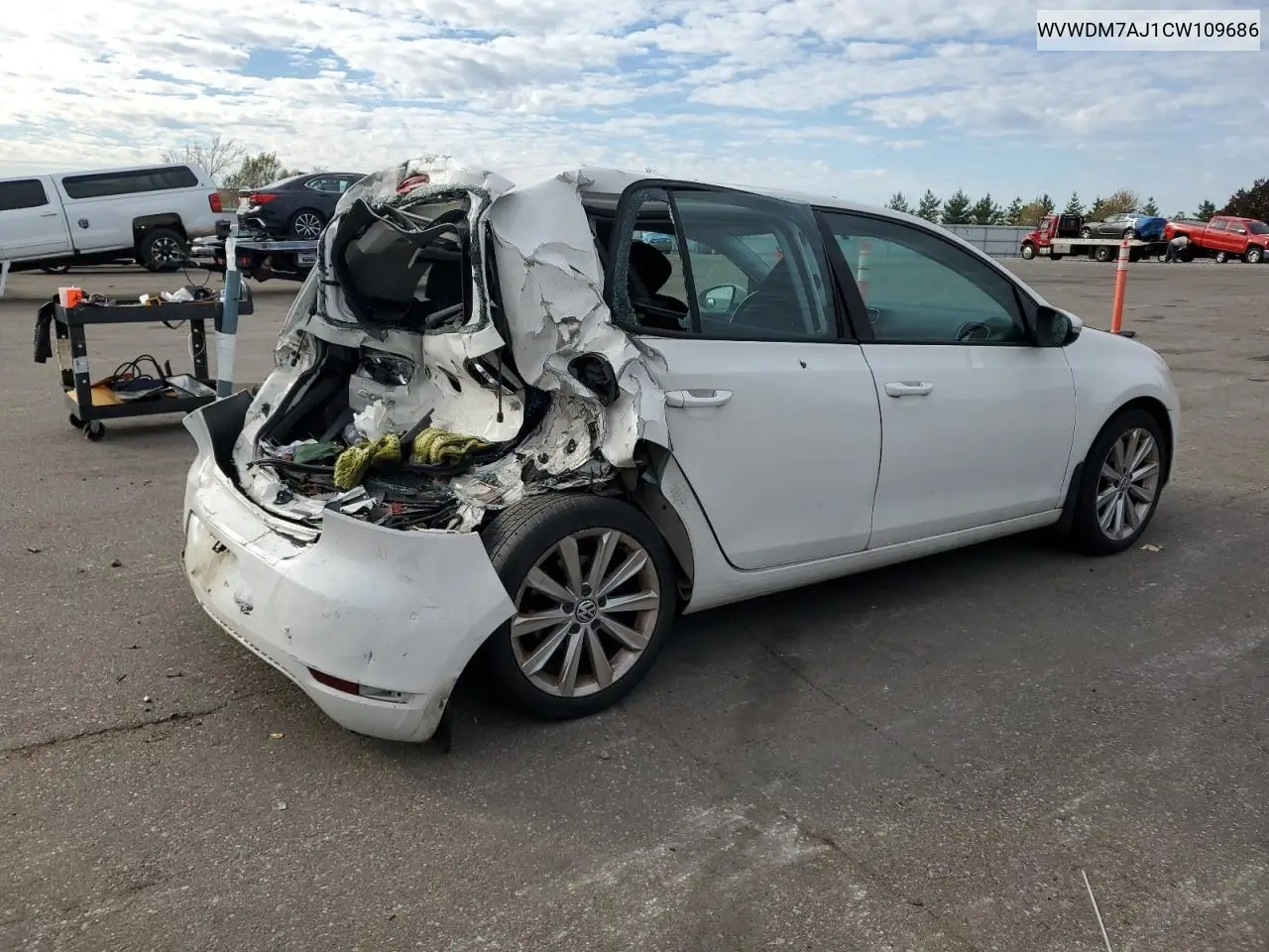 WVWDM7AJ1CW109686 2012 Volkswagen Golf
