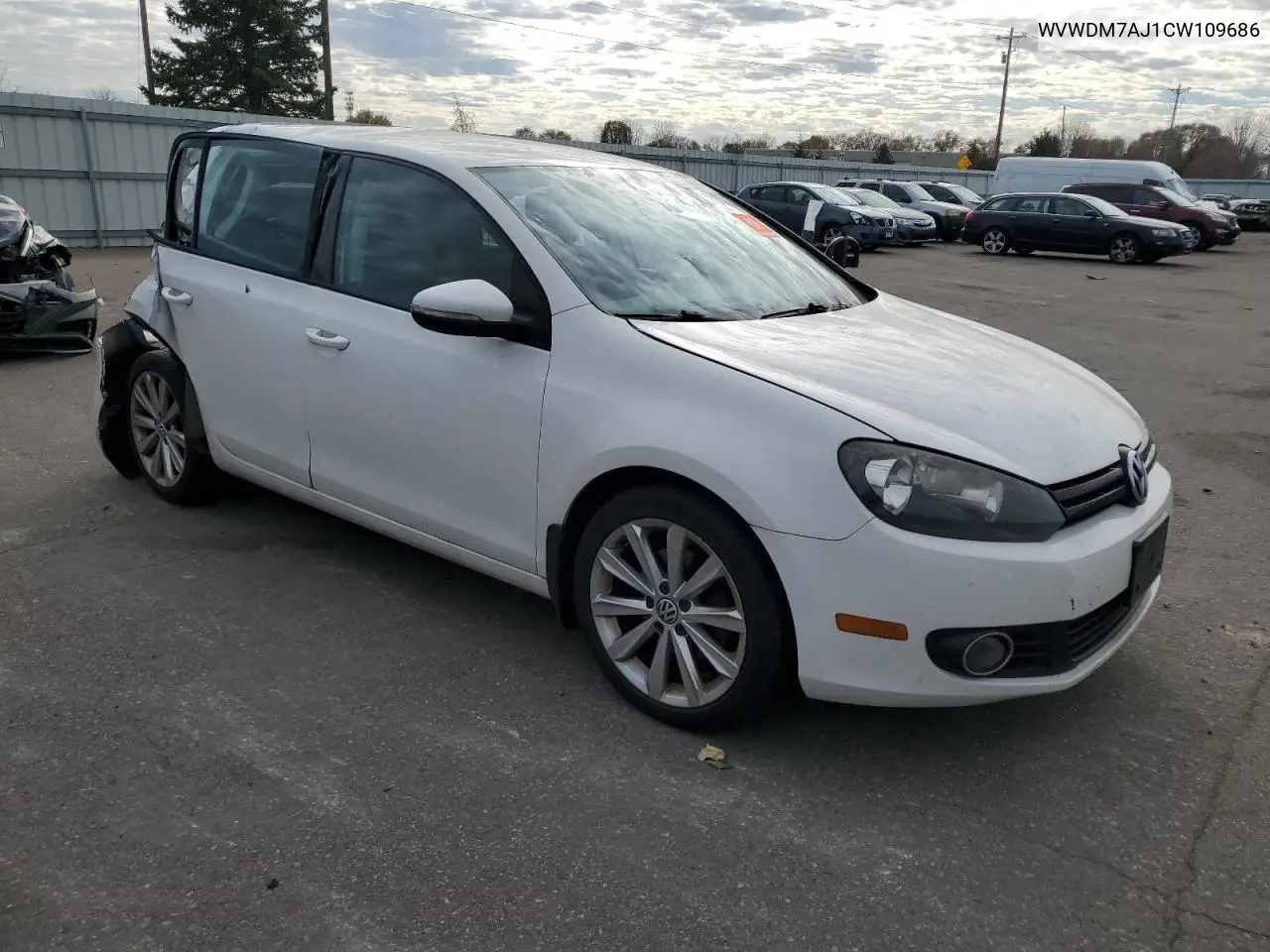 WVWDM7AJ1CW109686 2012 Volkswagen Golf