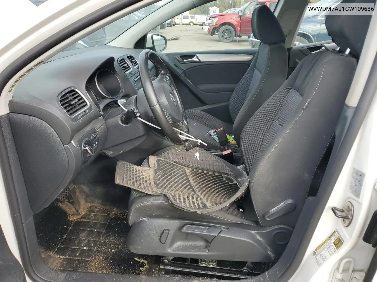 WVWDM7AJ1CW109686 2012 Volkswagen Golf