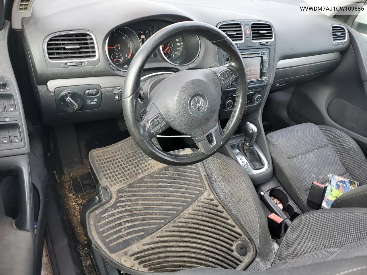 WVWDM7AJ1CW109686 2012 Volkswagen Golf