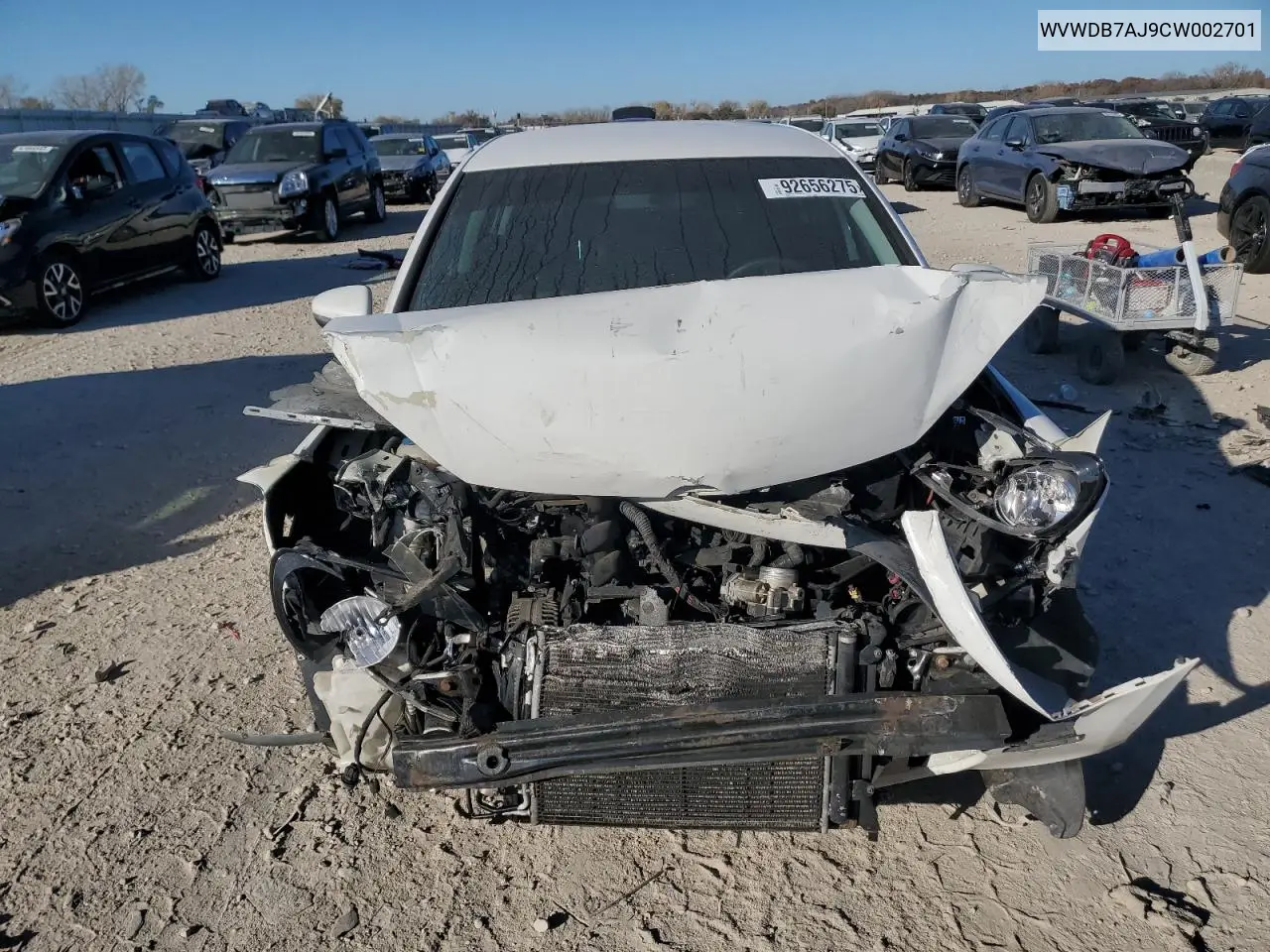 WVWDB7AJ9CW002701 2012 Volkswagen Golf