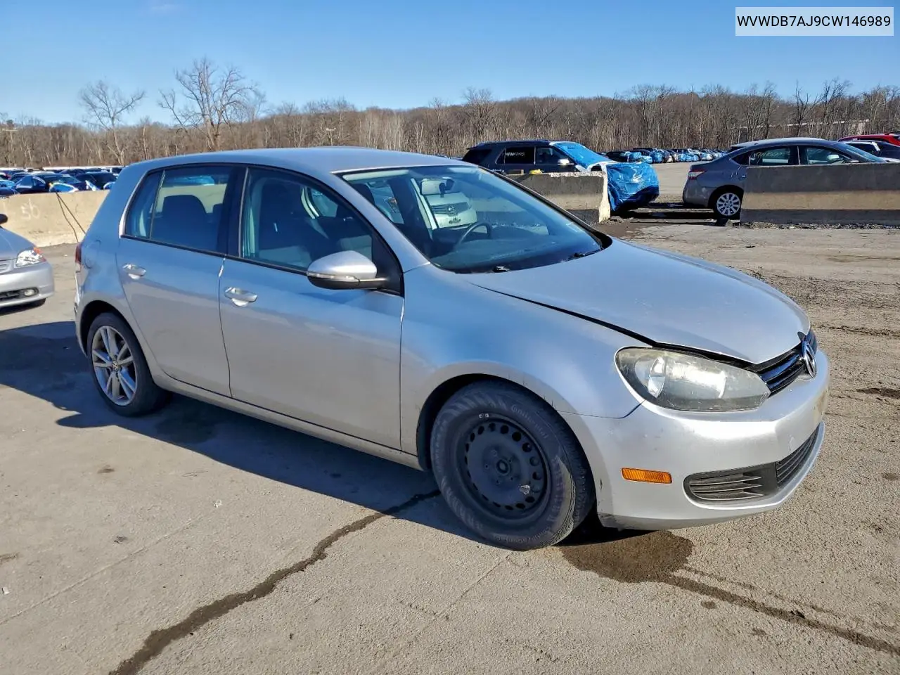 WVWDB7AJ9CW146989 2012 Volkswagen Golf