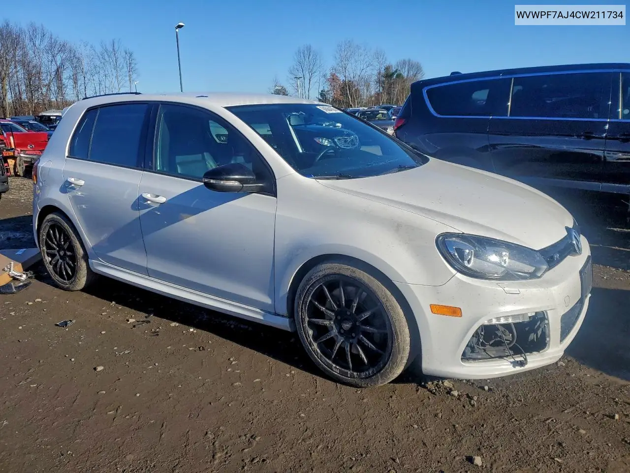 WVWPF7AJ4CW211734 2012 Volkswagen Golf R