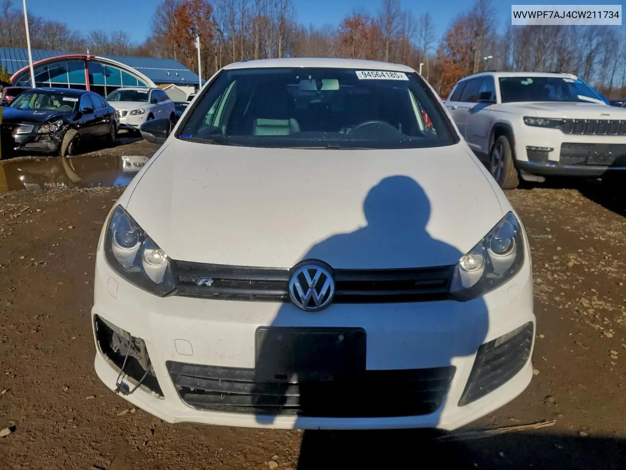 WVWPF7AJ4CW211734 2012 Volkswagen Golf R
