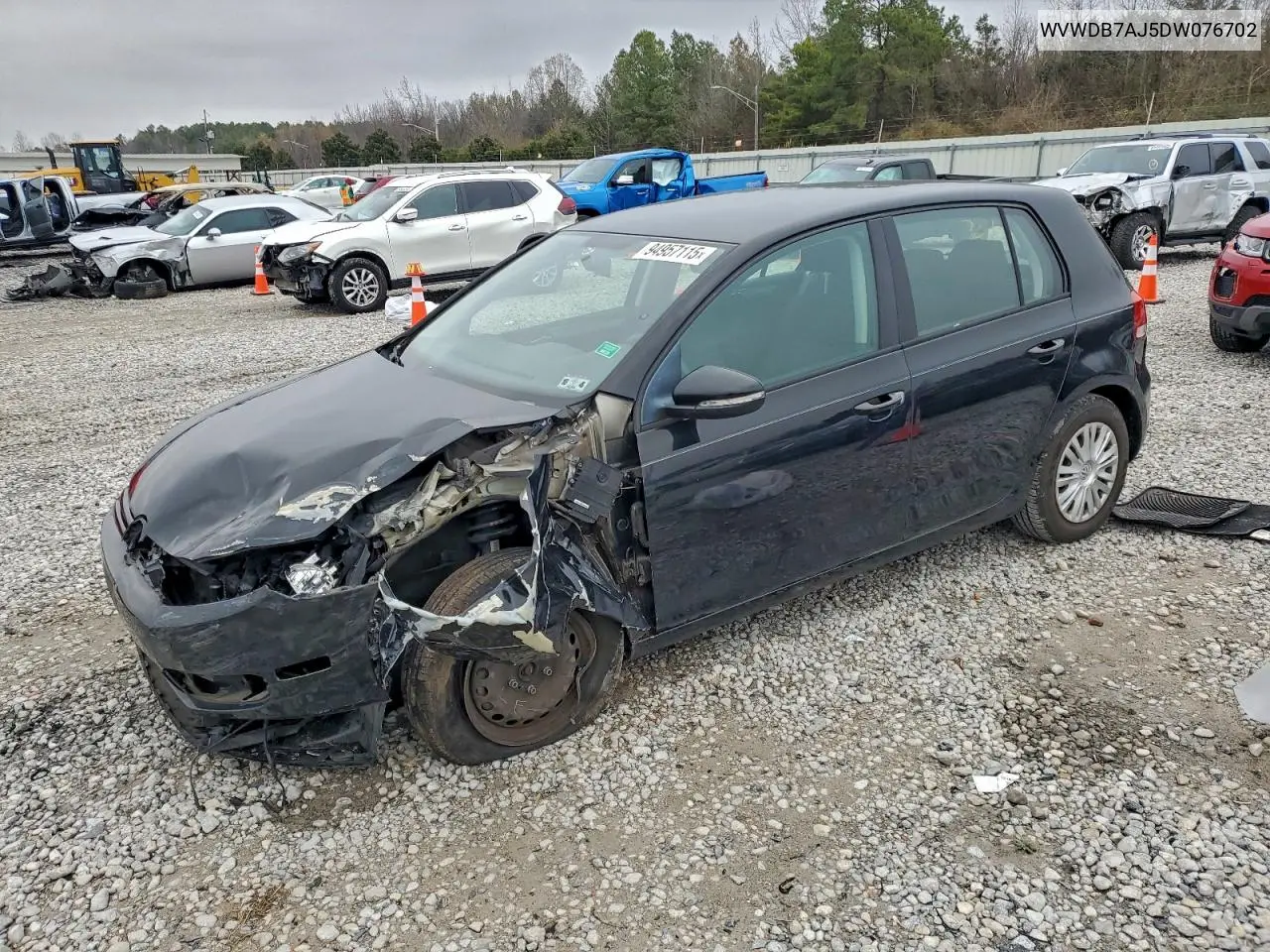 WVWDB7AJ5DW076702 2013 Volkswagen Golf