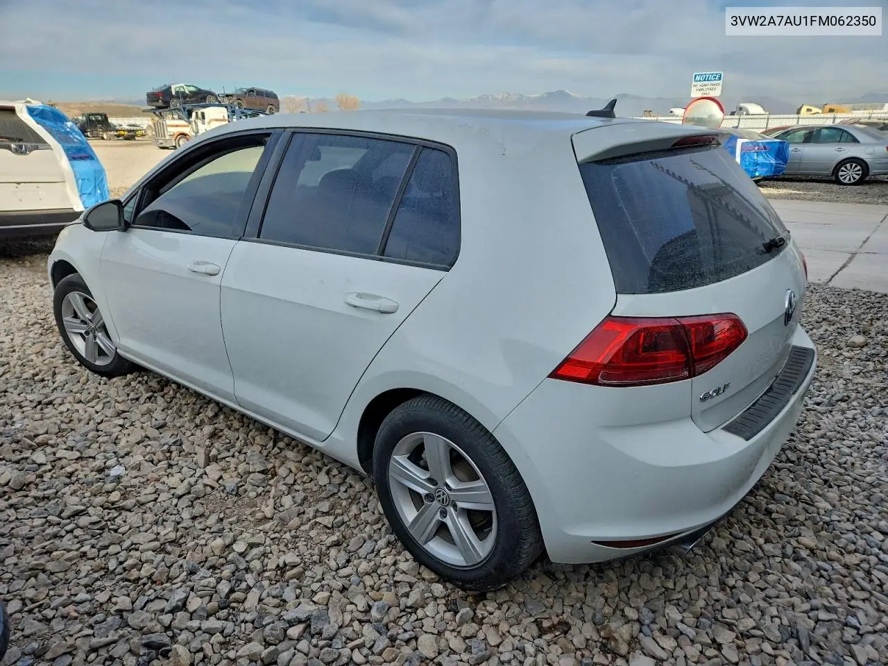 3VW2A7AU1FM062350 2015 Volkswagen Golf Tdi