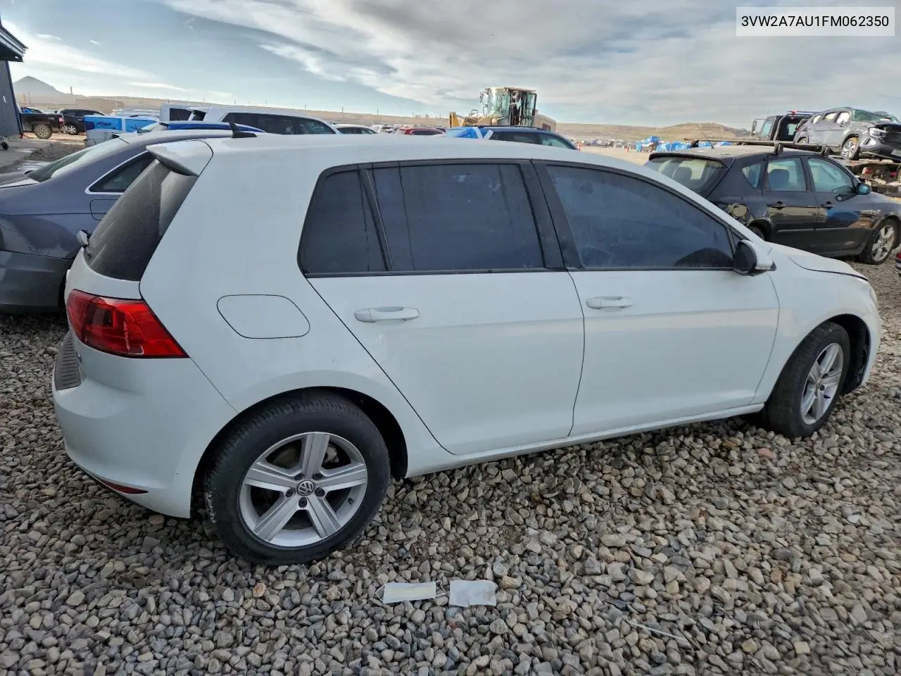 3VW2A7AU1FM062350 2015 Volkswagen Golf Tdi
