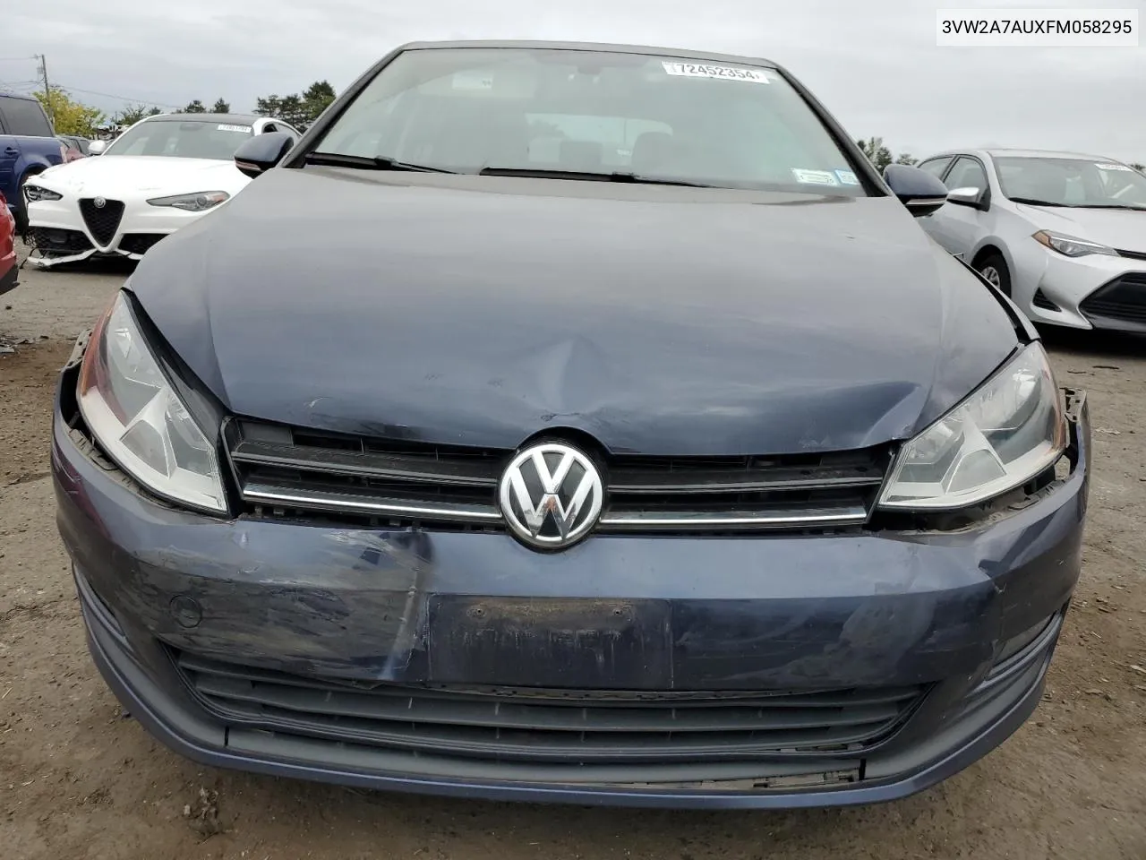 3VW2A7AUXFM058295 2015 Volkswagen Golf Tdi