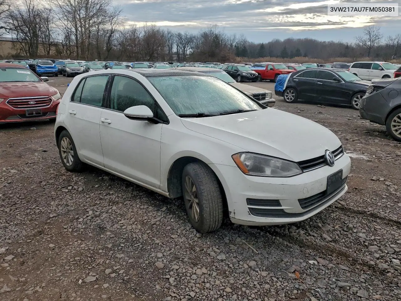 3VW217AU7FM050381 2015 Volkswagen Golf