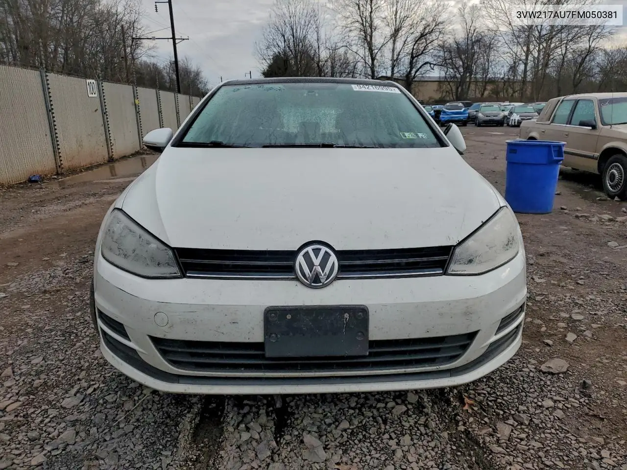 3VW217AU7FM050381 2015 Volkswagen Golf