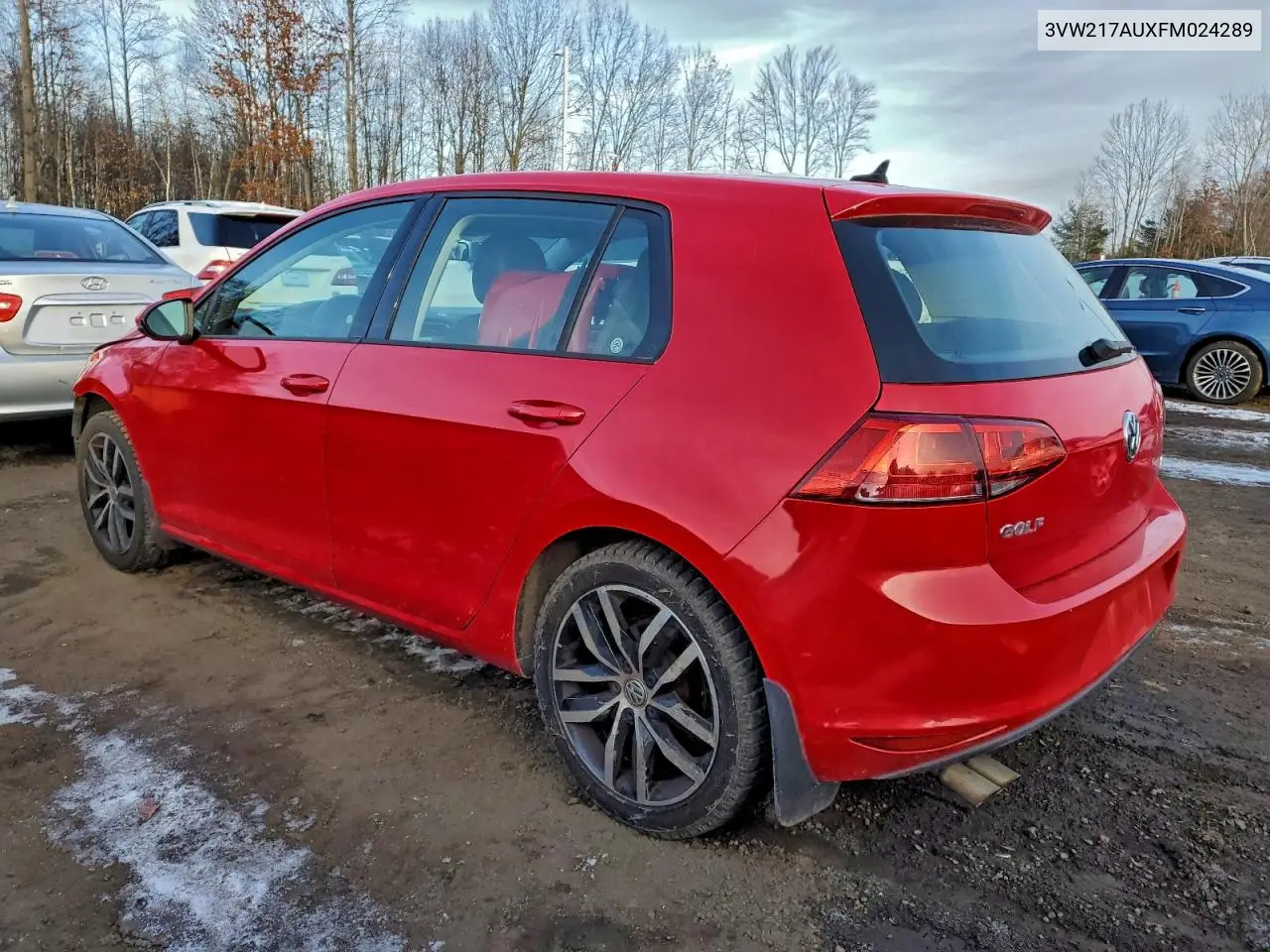 3VW217AUXFM024289 2015 Volkswagen Golf
