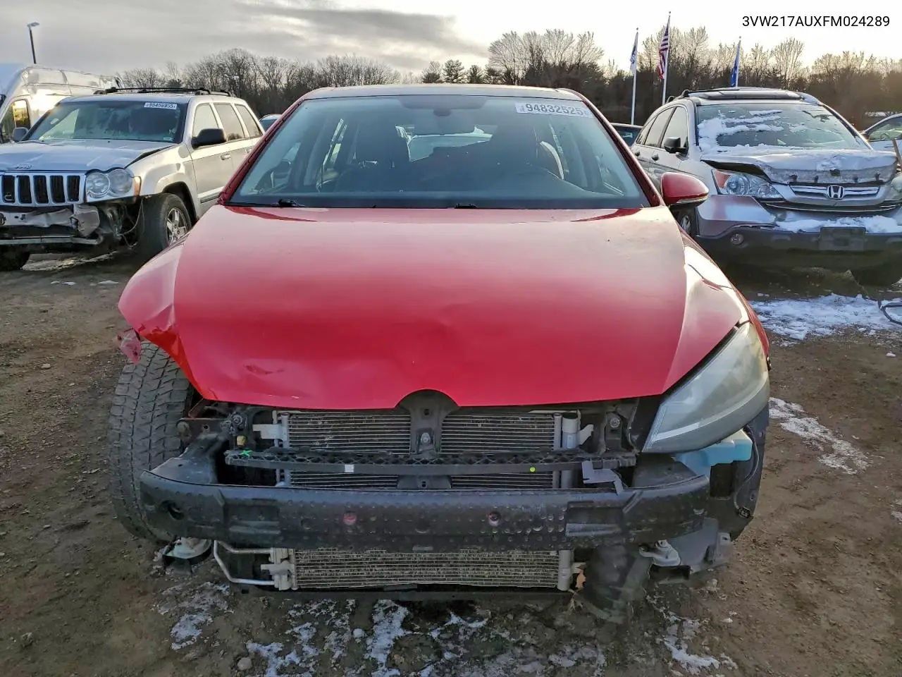3VW217AUXFM024289 2015 Volkswagen Golf