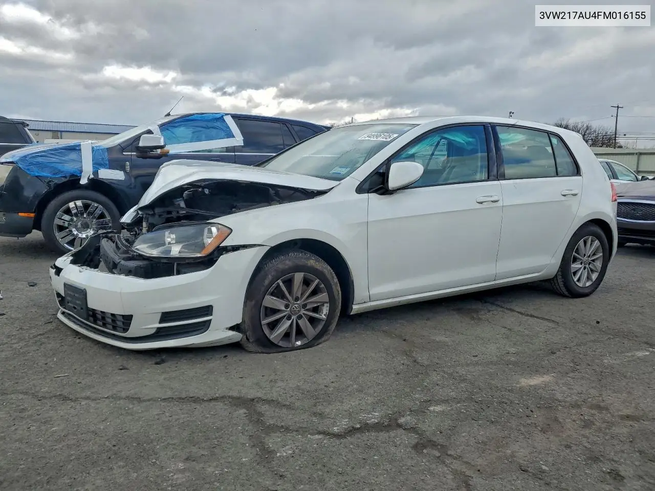 3VW217AU4FM016155 2015 Volkswagen Golf