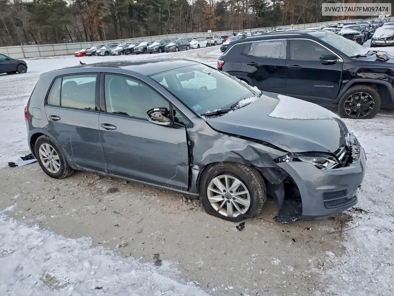 3VW217AU7FM097474 2015 Volkswagen Golf