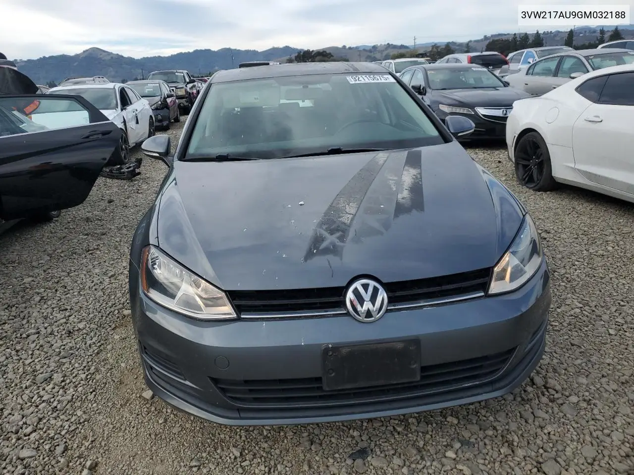 3VW217AU9GM032188 2016 Volkswagen Golf S/Se