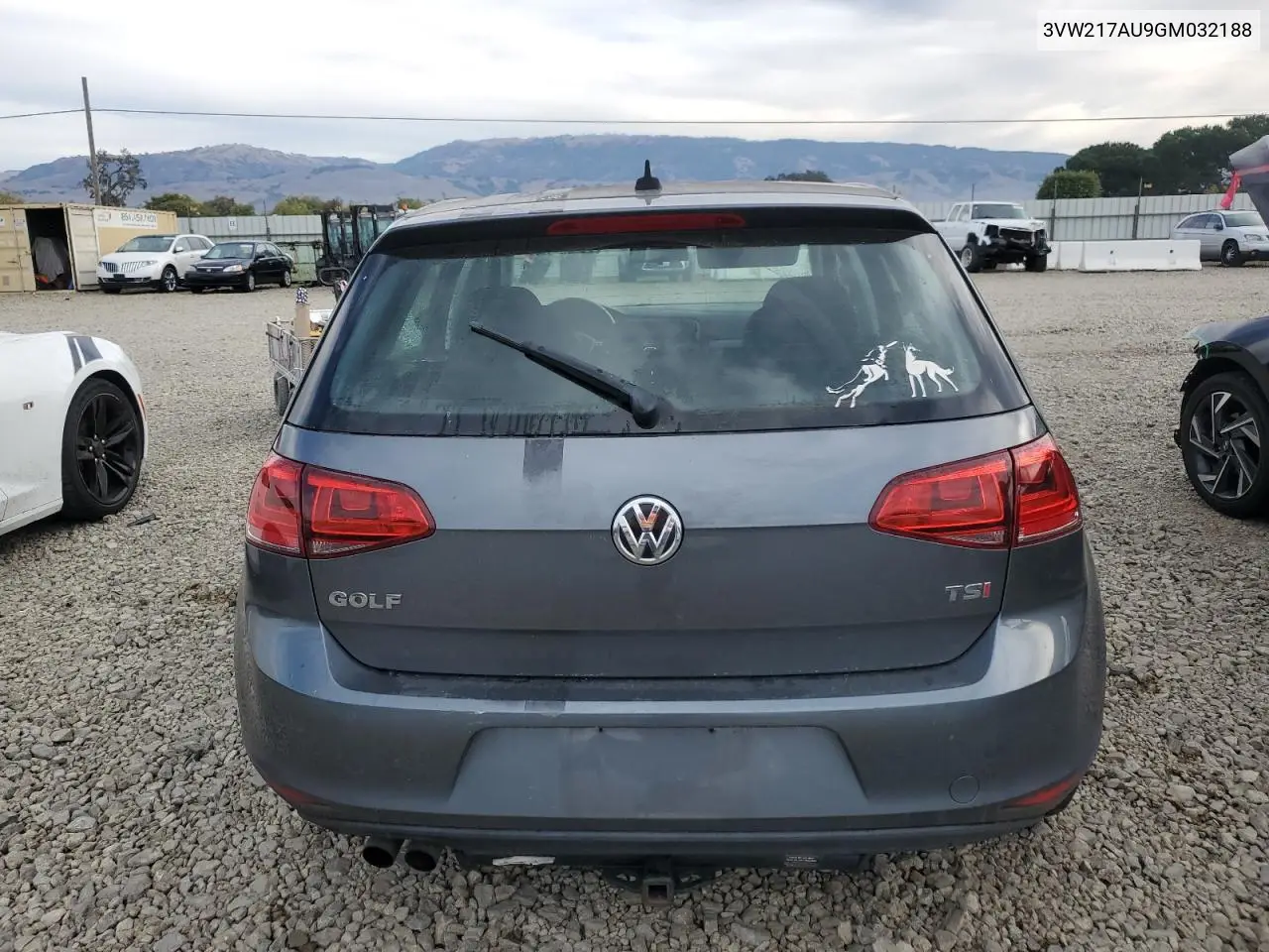 3VW217AU9GM032188 2016 Volkswagen Golf S/Se