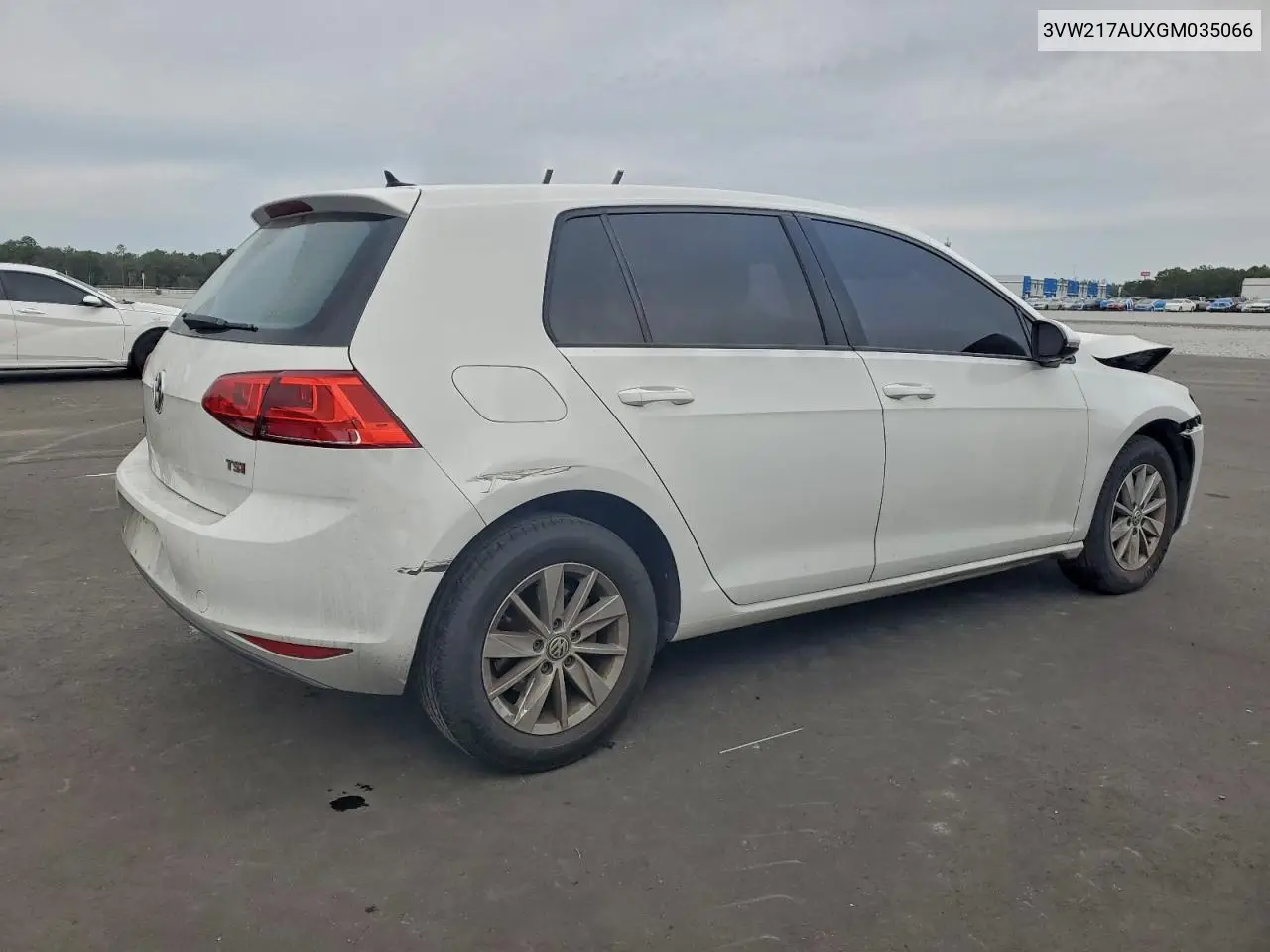 3VW217AUXGM035066 2016 Volkswagen Golf S/Se