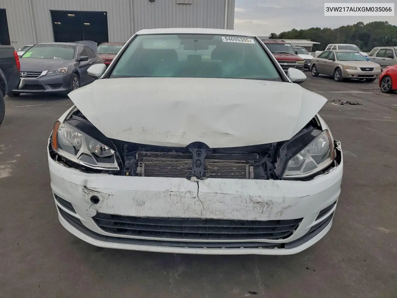 3VW217AUXGM035066 2016 Volkswagen Golf S/Se