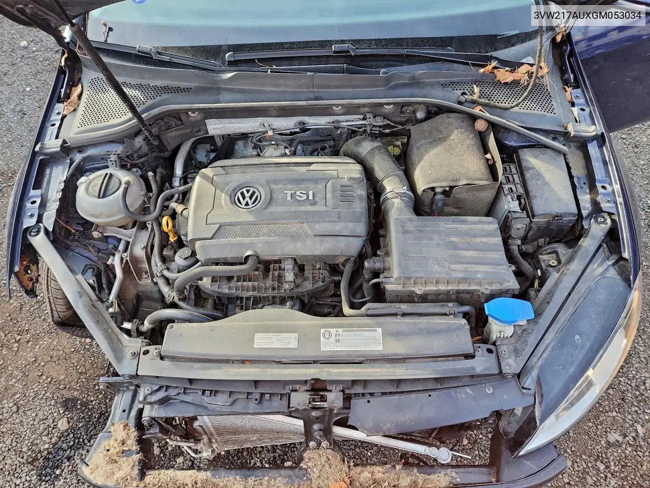 3VW217AUXGM053034 2016 Volkswagen Golf S/Se