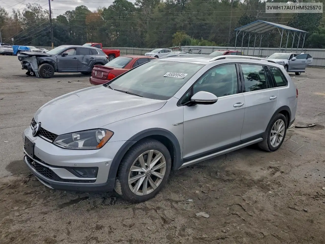 3VWH17AU1HM525570 2017 Volkswagen Golf Alltrack S