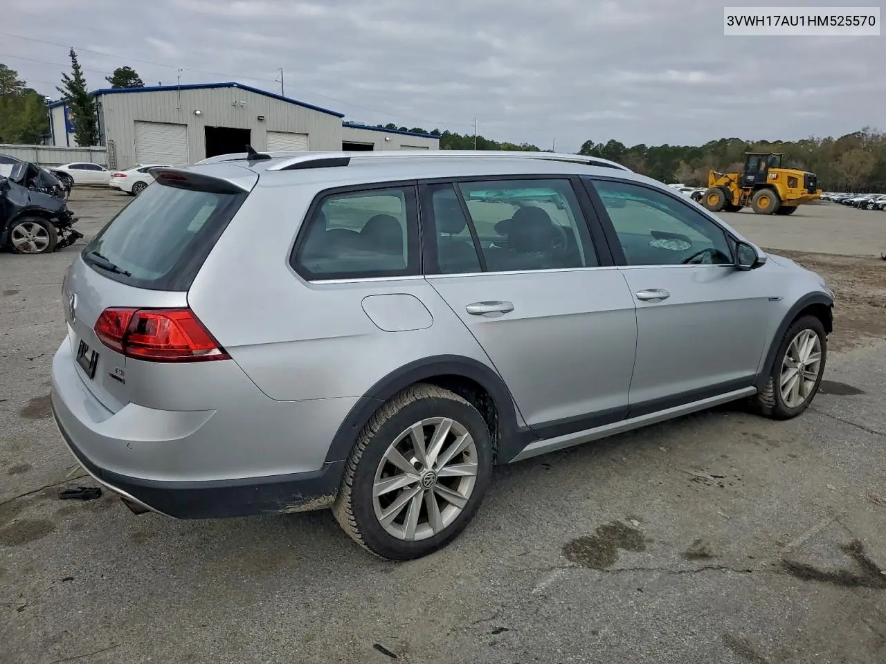 3VWH17AU1HM525570 2017 Volkswagen Golf Alltrack S