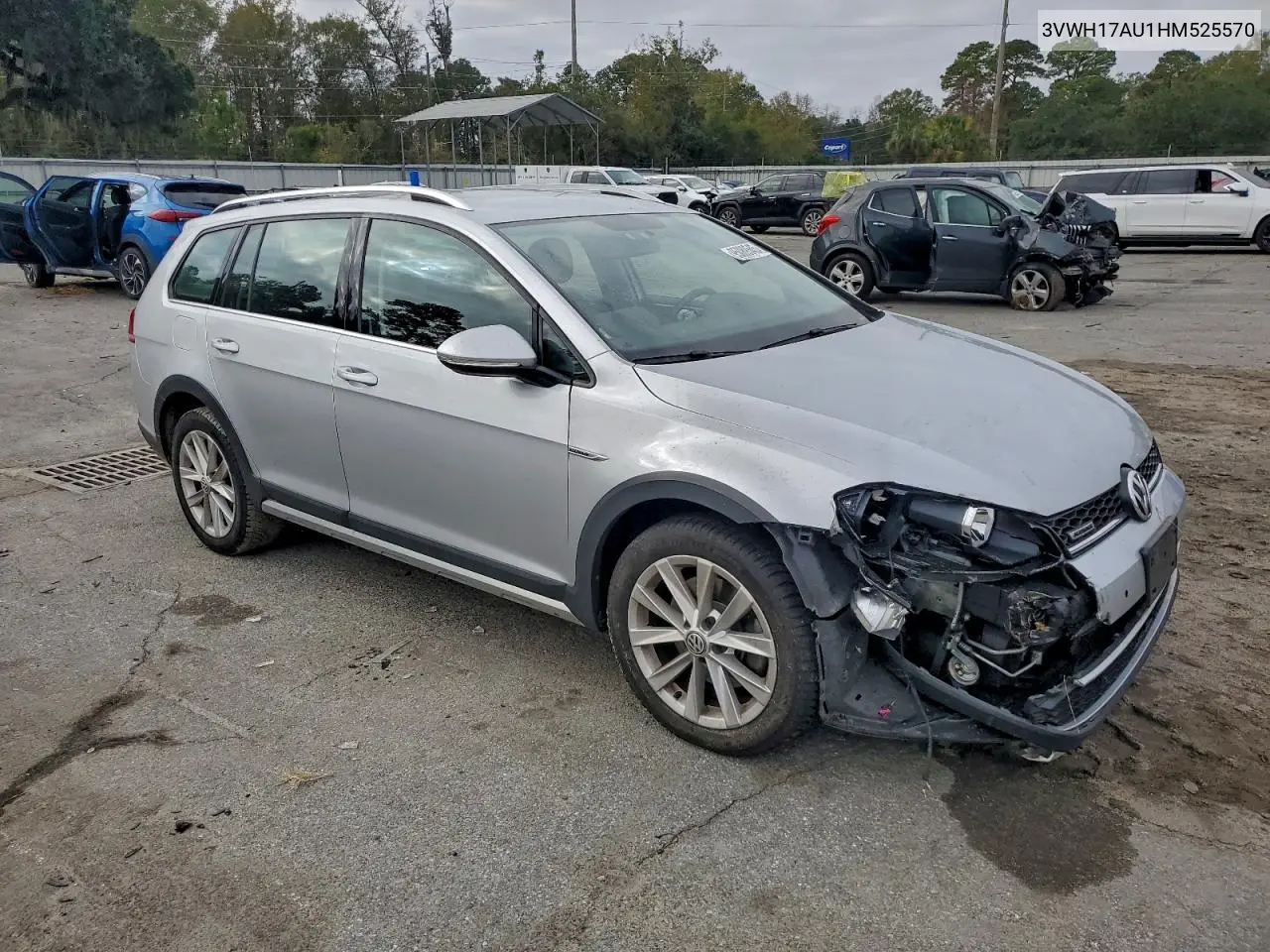 3VWH17AU1HM525570 2017 Volkswagen Golf Alltrack S