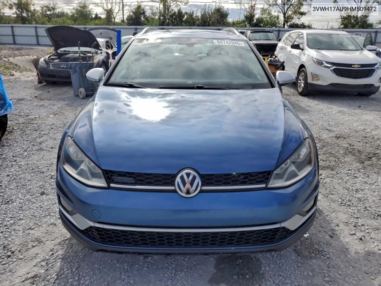 3VWH17AU9HM509472 2017 Volkswagen Golf Alltrack S