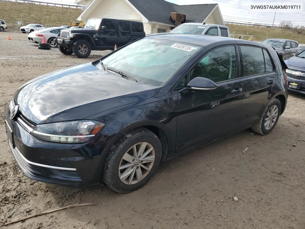 3VWG57AU6KM019711 2019 Volkswagen Golf S