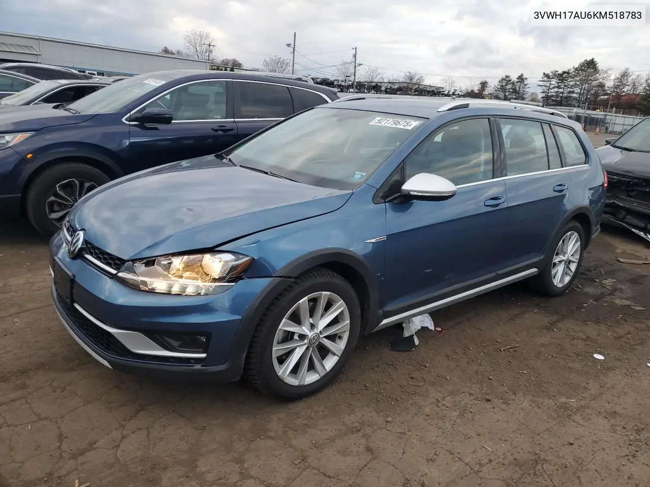 3VWH17AU6KM518783 2019 Volkswagen Golf Alltrack S