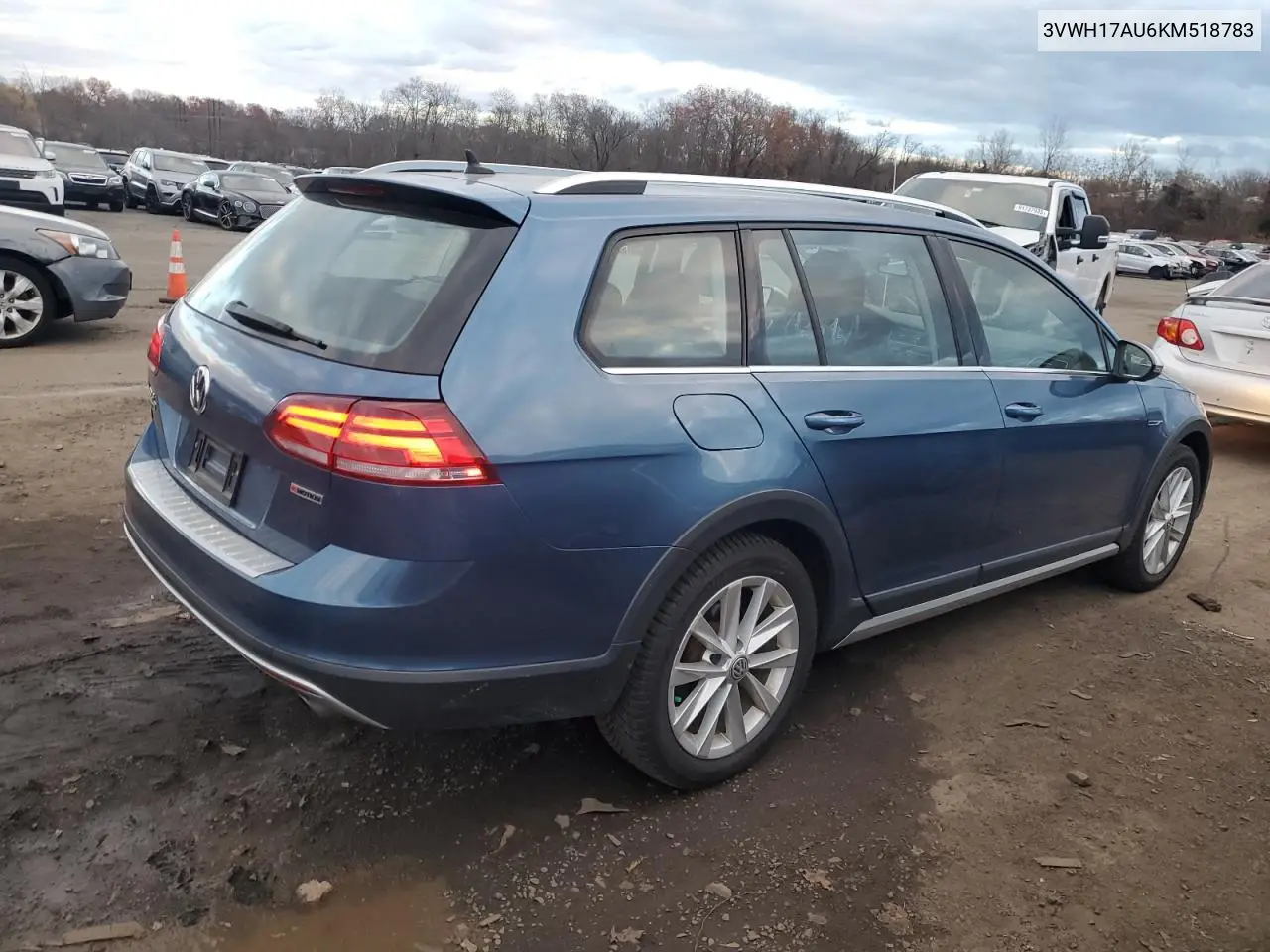3VWH17AU6KM518783 2019 Volkswagen Golf Alltrack S