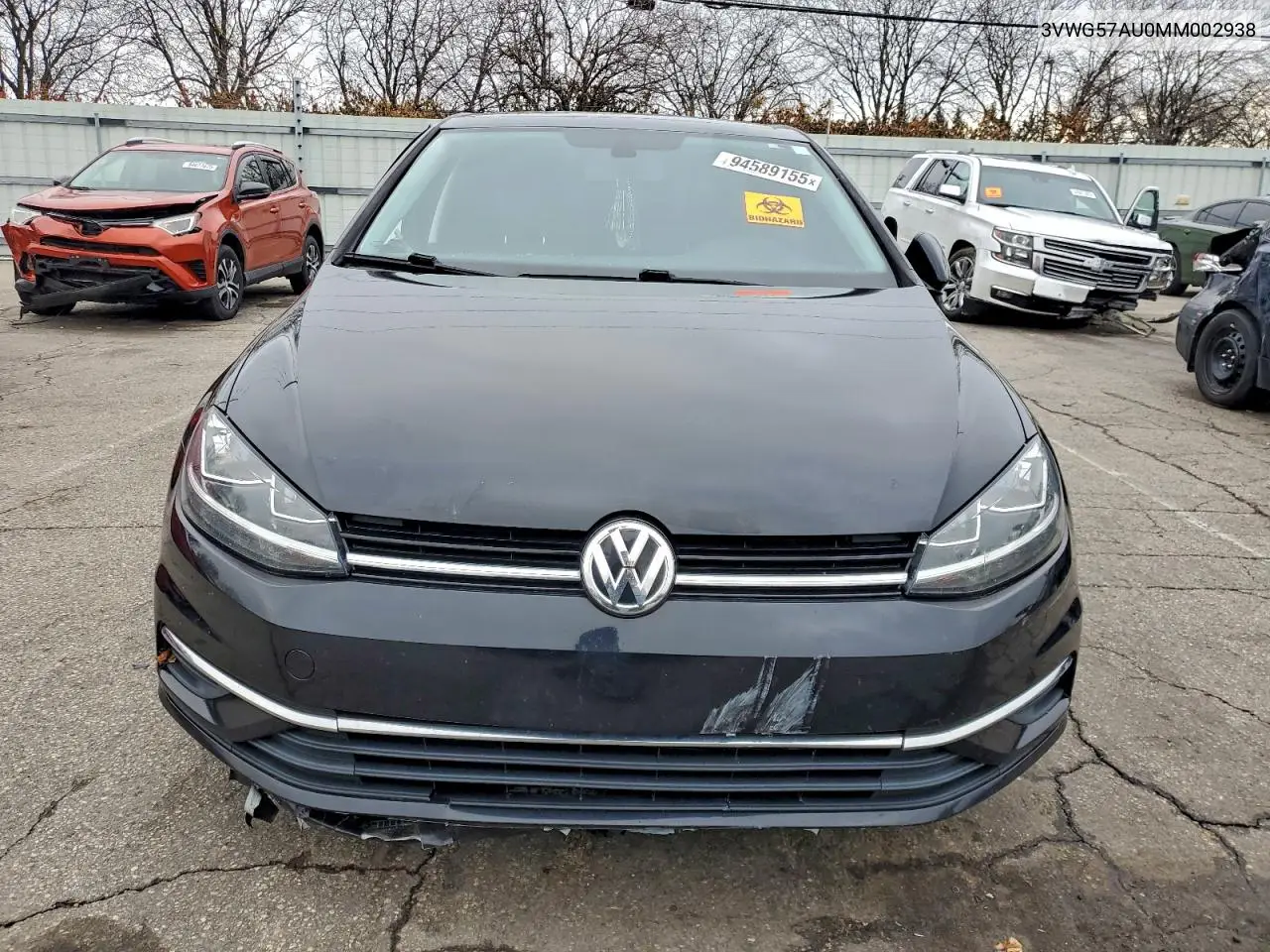 3VWG57AU0MM002938 2021 Volkswagen Golf