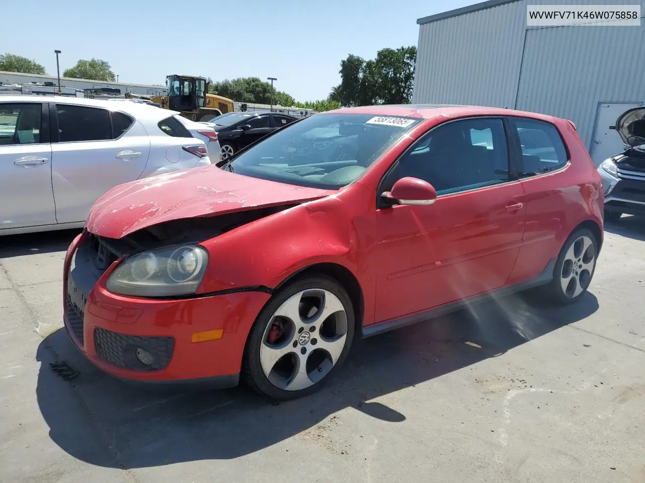 WVWFV71K46W075858 2006 Volkswagen New Gti