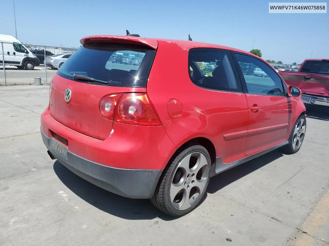WVWFV71K46W075858 2006 Volkswagen New Gti