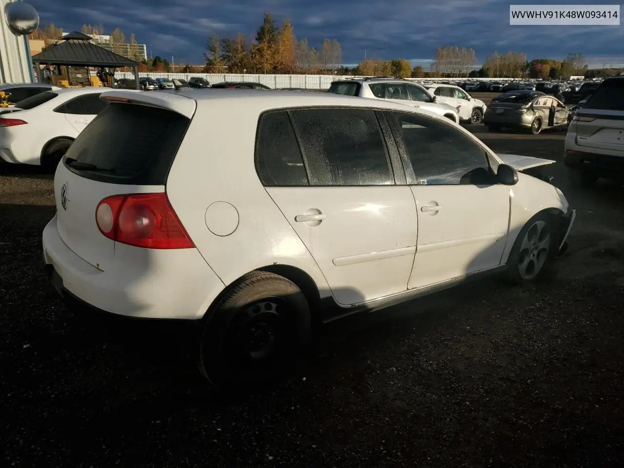 WVWHV91K48W093414 2008 Volkswagen Gti