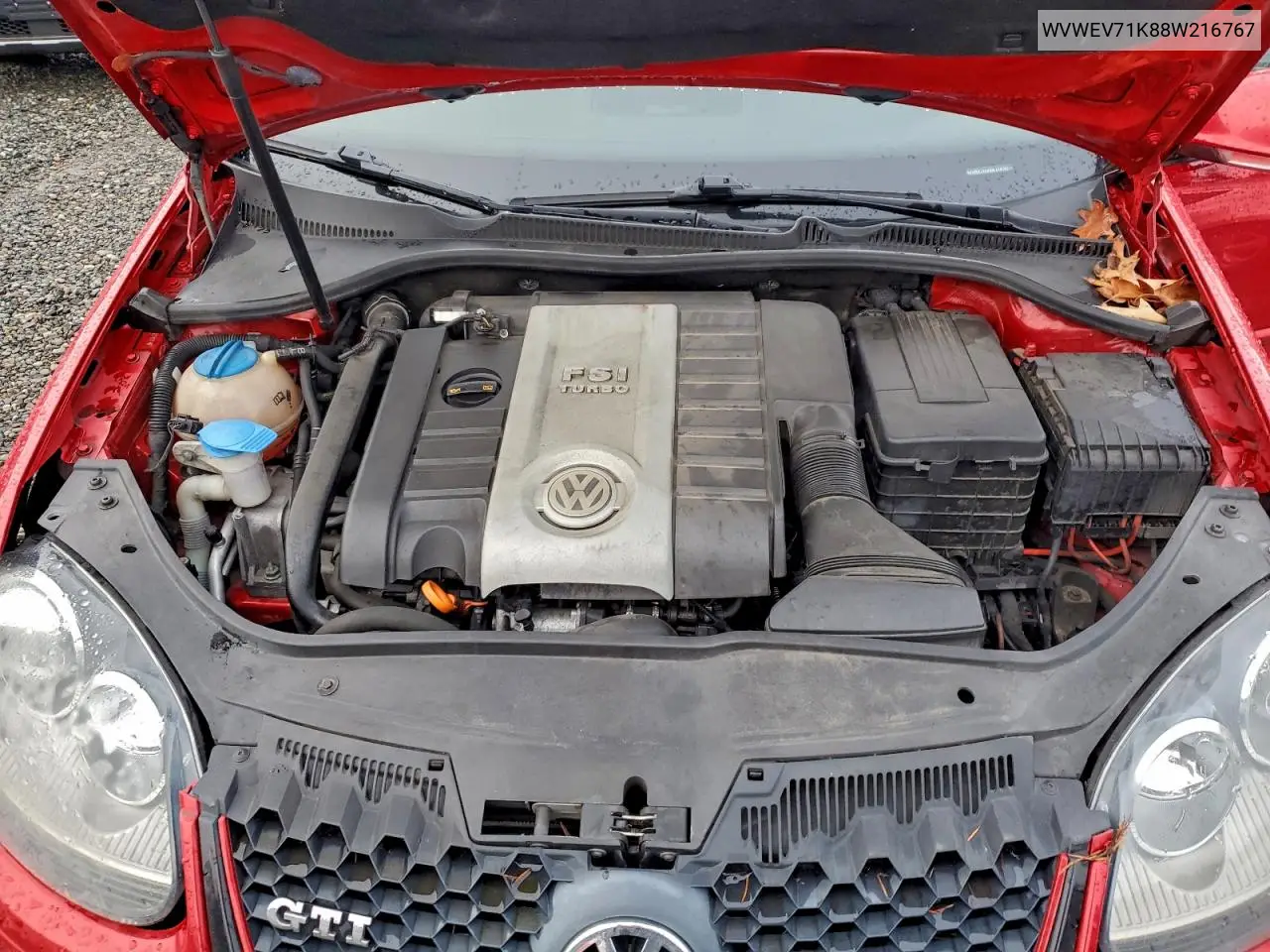 WVWEV71K88W216767 2008 Volkswagen Gti
