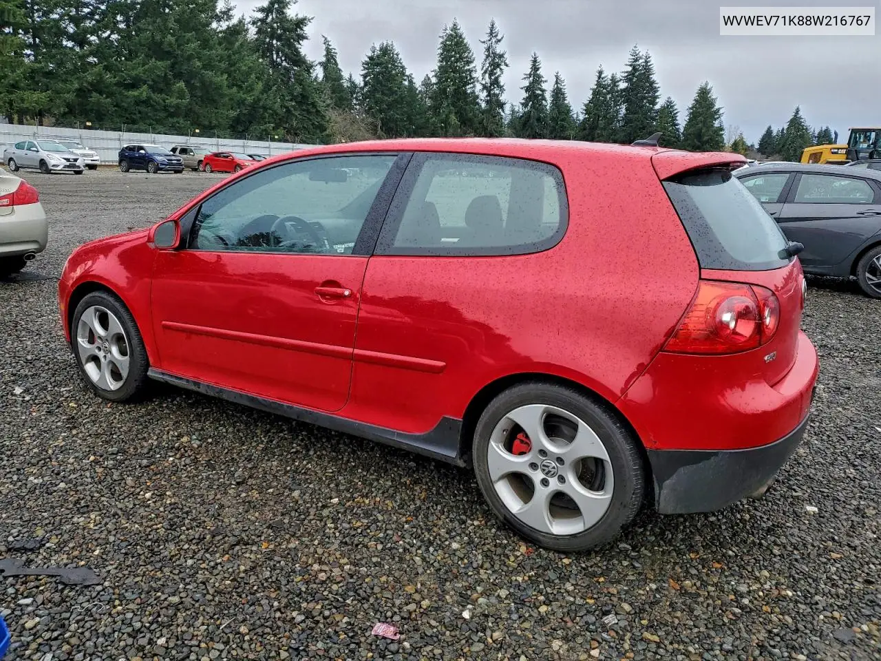 WVWEV71K88W216767 2008 Volkswagen Gti